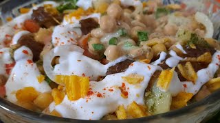 Alloo choley chaat| Street style chana chaat#imli ki chutney wali chat????????