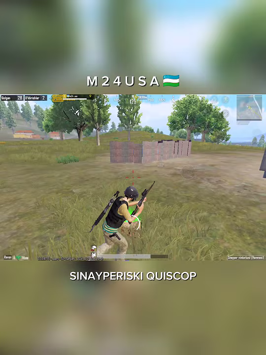 SINIPERISKI QUISCOP M 2 4 U S A #pubgmobile #rekk #pubgb #n1