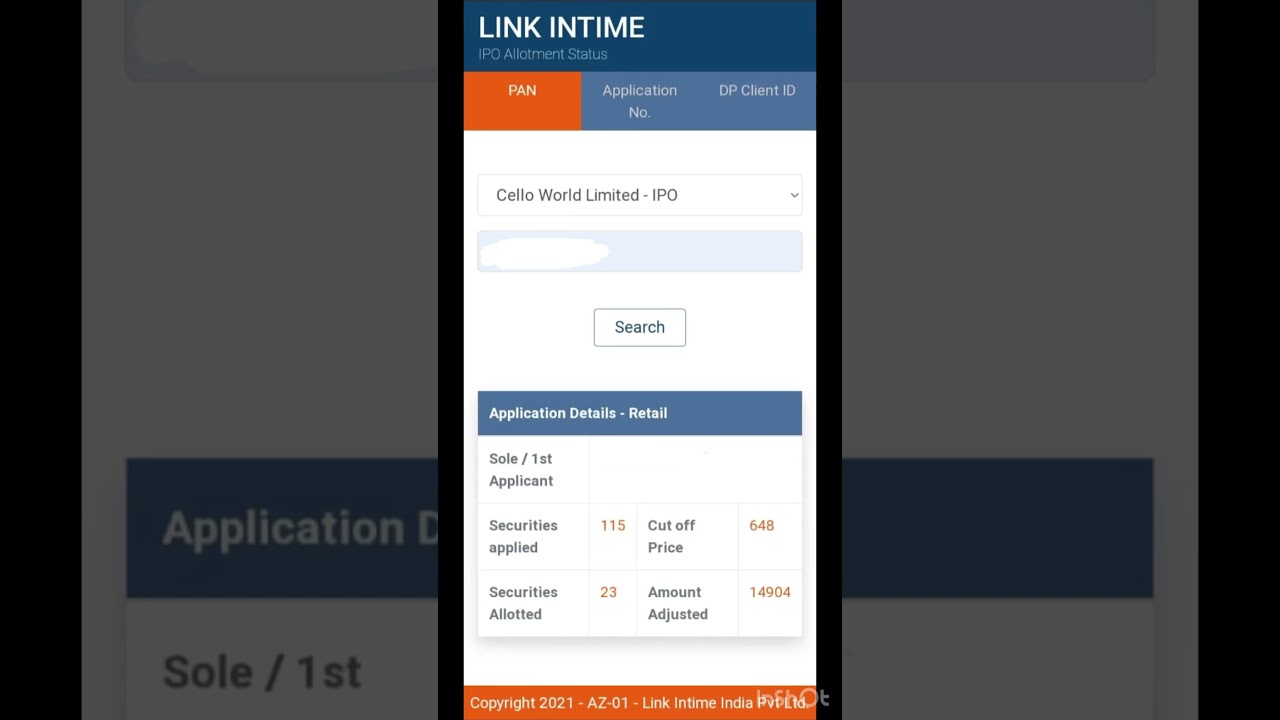 Ipo allotment 🎉 Cello world ipo 