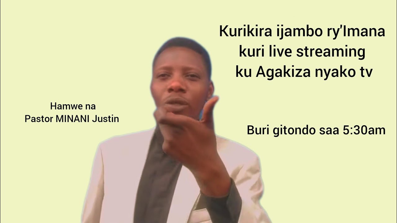 muhawe ikaze mu materaniro ya buracyeye aho twumva ijambo ry'Imana ribohora 29/1/2026