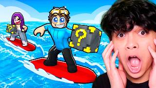 Roblox SURF FOR LUCKY BLOCKS! screenshot 3