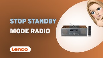 Hoe stop je de Lenco MC-175SI van het ingaan van stand-by modus?