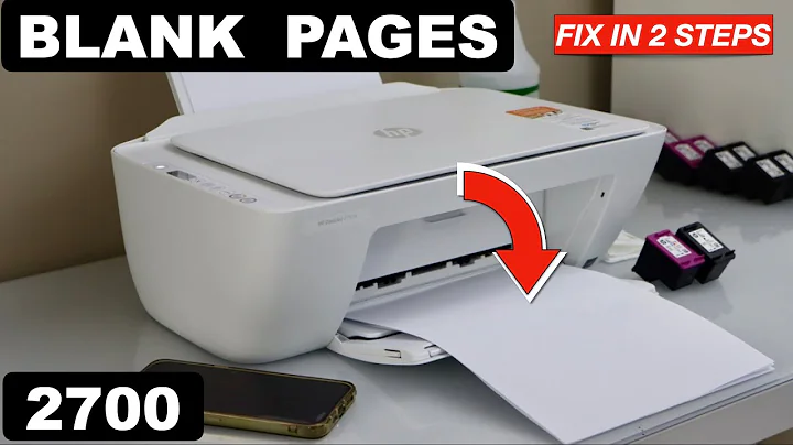 HP DeskJet 2700 Printing Blank Pages - Fix In 2 Easy Steps !