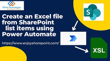 Create an Excel file from SharePoint list items using Power Automate | Power Automate Tutorials