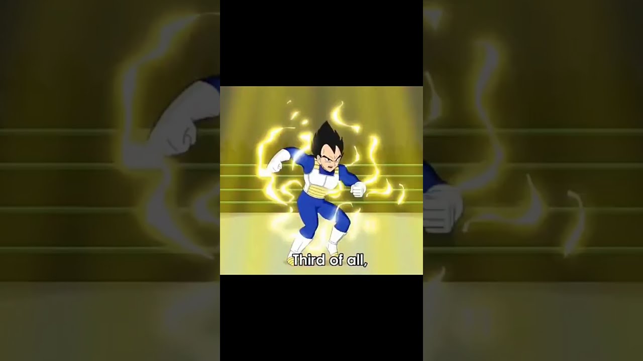 First Of All I Am Vegeta