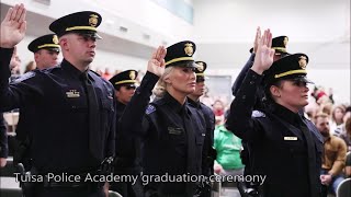Tulsa Police Academy graduation ceremony