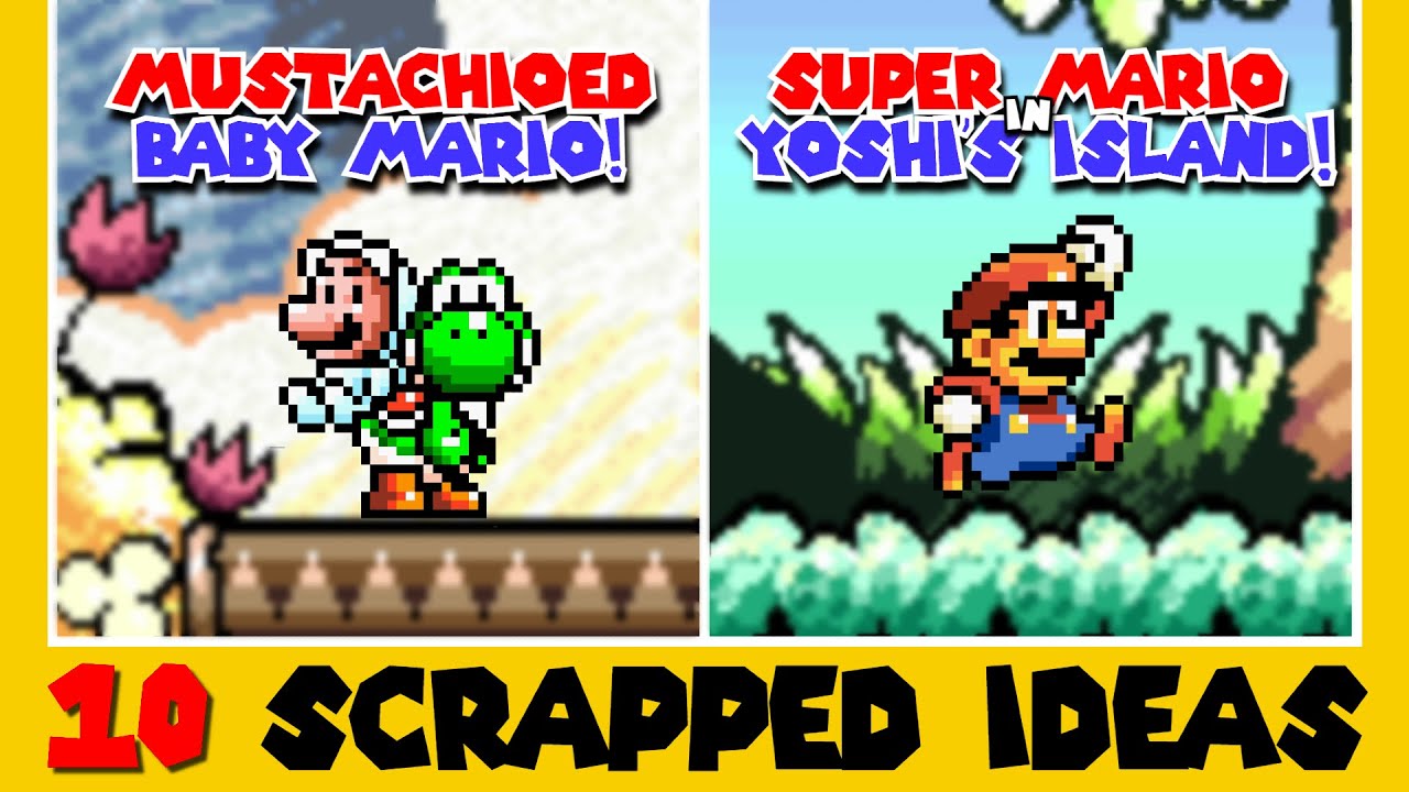 10 Scrapped Cool Things in Super Mario games (Part 3)