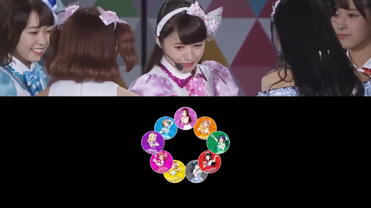 Aqours ~ Omoi yo Hitotsu ni Nare (9 member) Dance Position