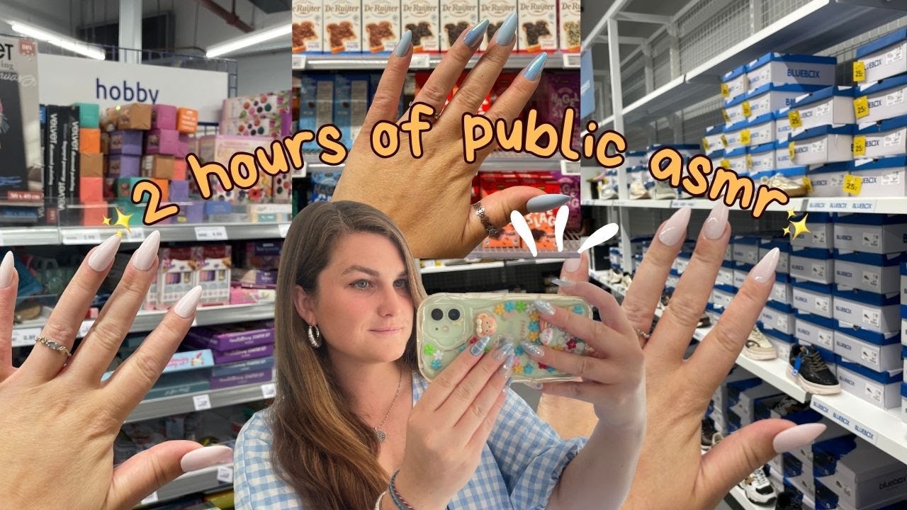 2 hours of public ASMR so you can fall asleep without interruption 🥰