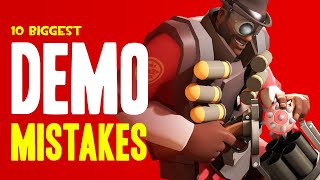 TF2 - The 10 Biggest Demoman Mistakes!