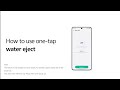 How to use one-tap water eject | Step by Step Process | vivo Phone Origin OS 6 Tips and Tutorials