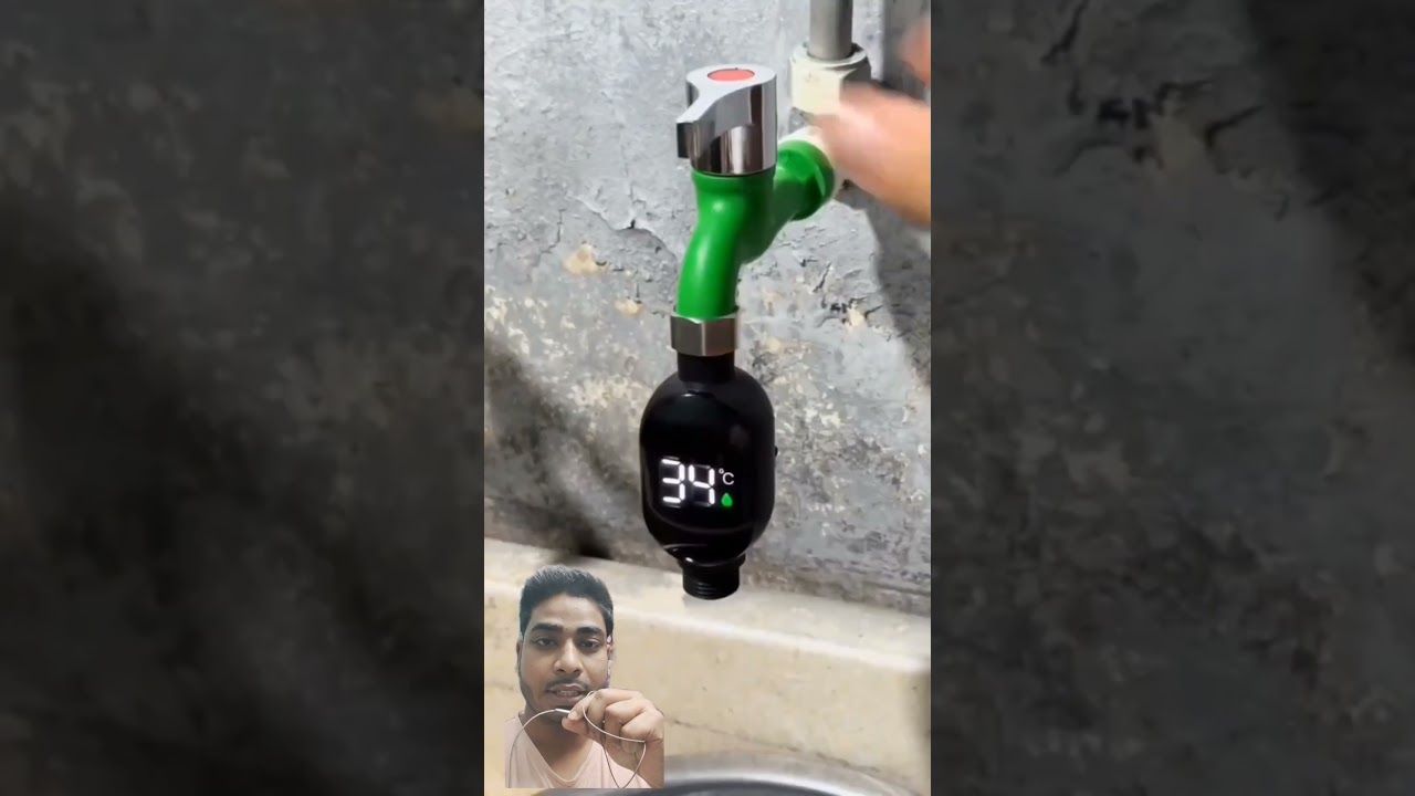 "Smart Water Bottle with LED Temperature Display"