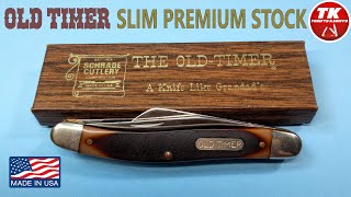Old Timer 61OT Slim Premium Stock Pocket Knife - USA made from the late 70's.
