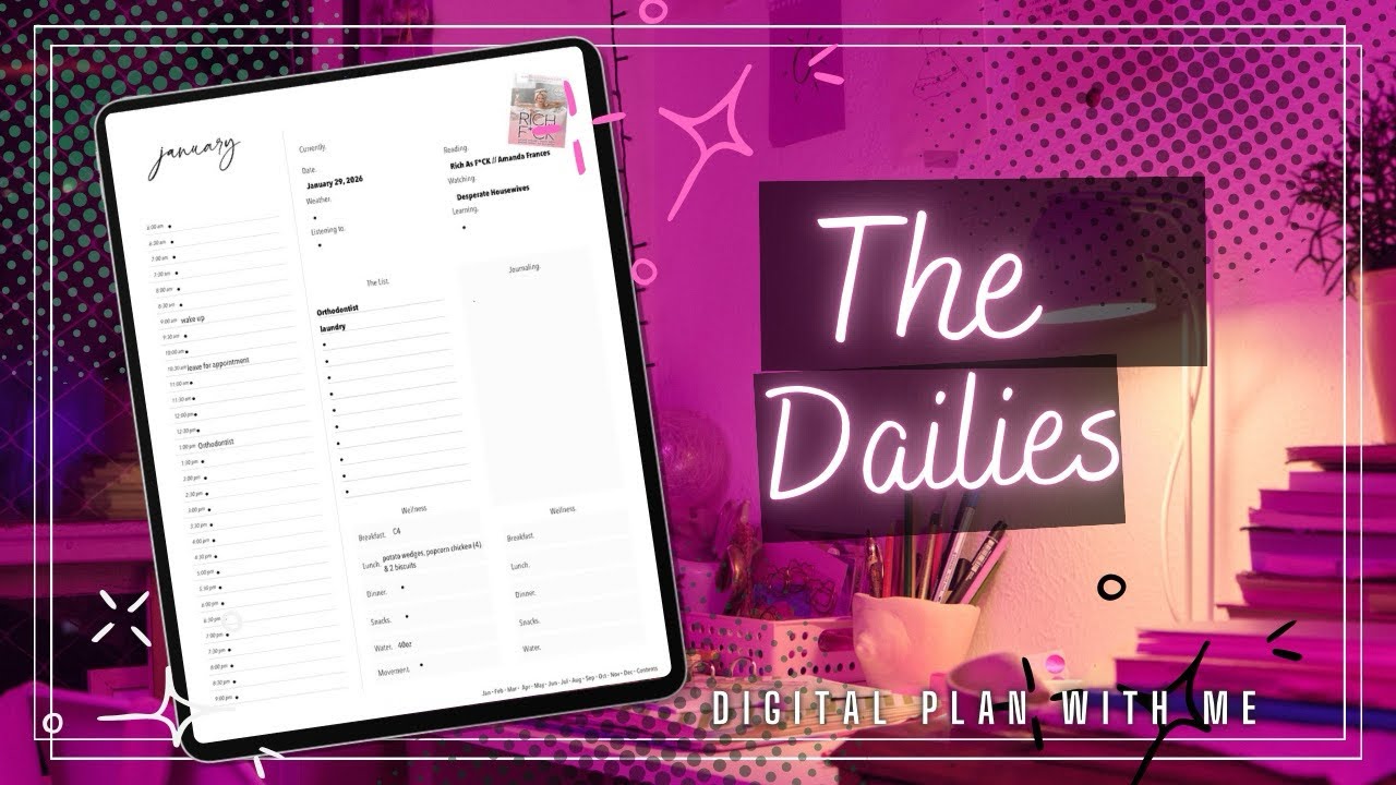 How To: Setting Up My Daily Planner - YouTube