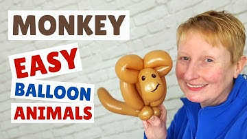 One Balloon Monkey Tutorial 🐒 How to Make a Monkey Balloon Animal