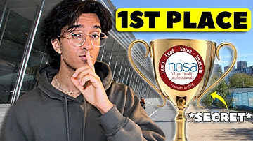 The Secret Way I Won HOSA With ZERO Experience