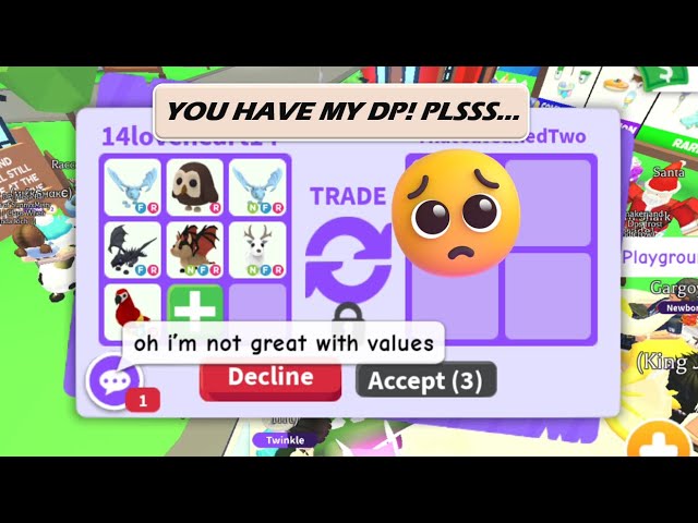 W/F/L adopt me trading values said it's a small win, but I don't think  that's right. : r/AdoptMeTradingRoblox