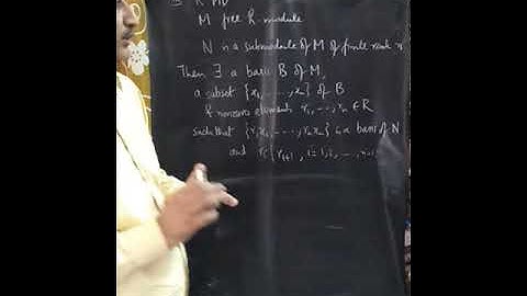 Module Theory Video Lecture 9