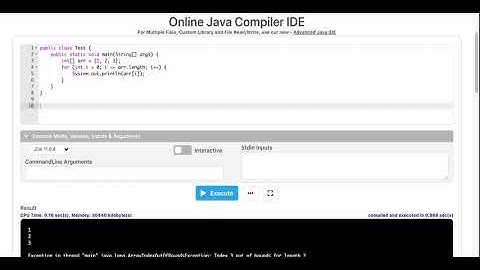 ArrayIndexOutOfBoundsException
