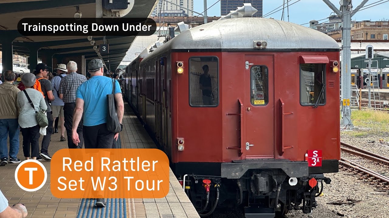 Red Rattler Train Inside Sydney Transport Vlog 463: Red Rattler Set W3 Full Tour & First Look ...
