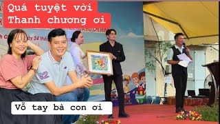 Thanh Chương Đấu Giá được Bức Tranh của Trường Cô Giáo Ngọc được Anh Khương Dừa còn cho thêm tiền