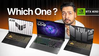 Battle of RTX 4050 Laptops 🔥 TUF A16 vs F16 vs Lenovo LOQ | Which One Should You Buy?