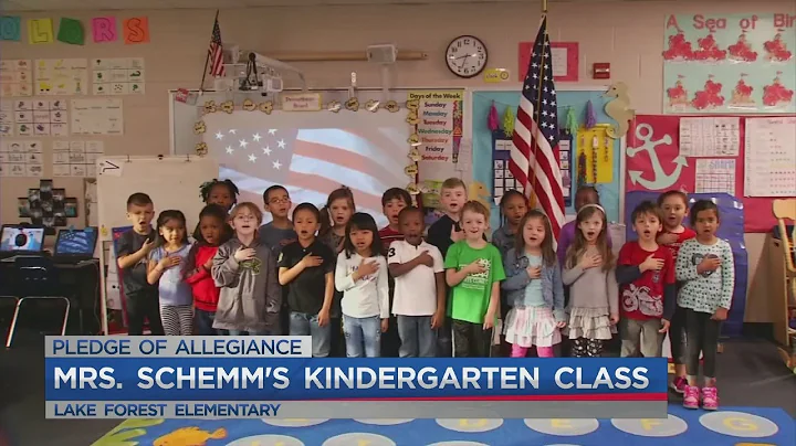 Mrs. Schemm's kindergarten class at Lake Forest El...