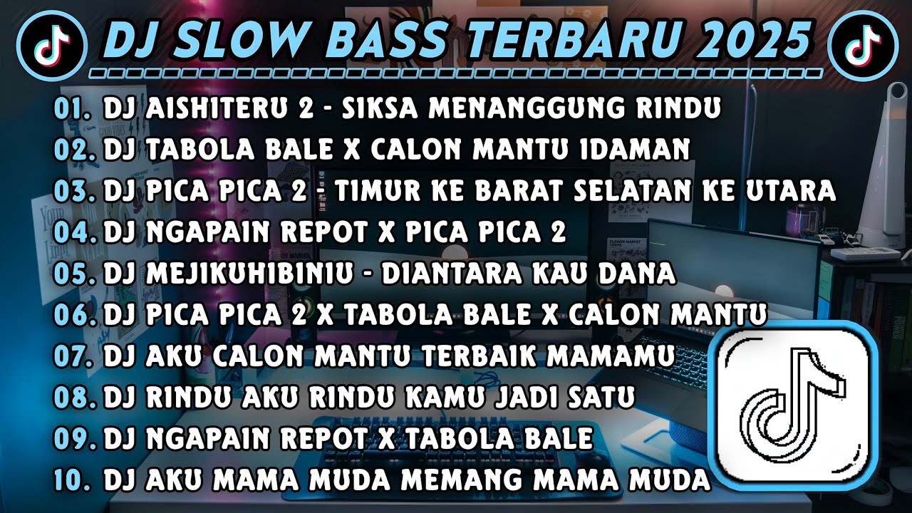 DJ SLOWBASS TERBARU 2025 || DJ AISHITERU 2 - SIKSA MENANGUNG RINDU || DJ TABOLA BALE X CALON MANTU