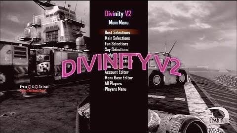 [PS3] Project Divinity V2 PREVIEW Black Ops 2 GSC Mod Menu [1.19]