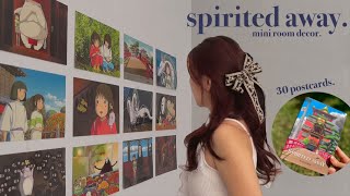 SPIRITED AWAY POSTCARDS - room decor