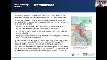 EGU 2020 - Characterising the role of heterogeneity on surface water-groundwater interaction