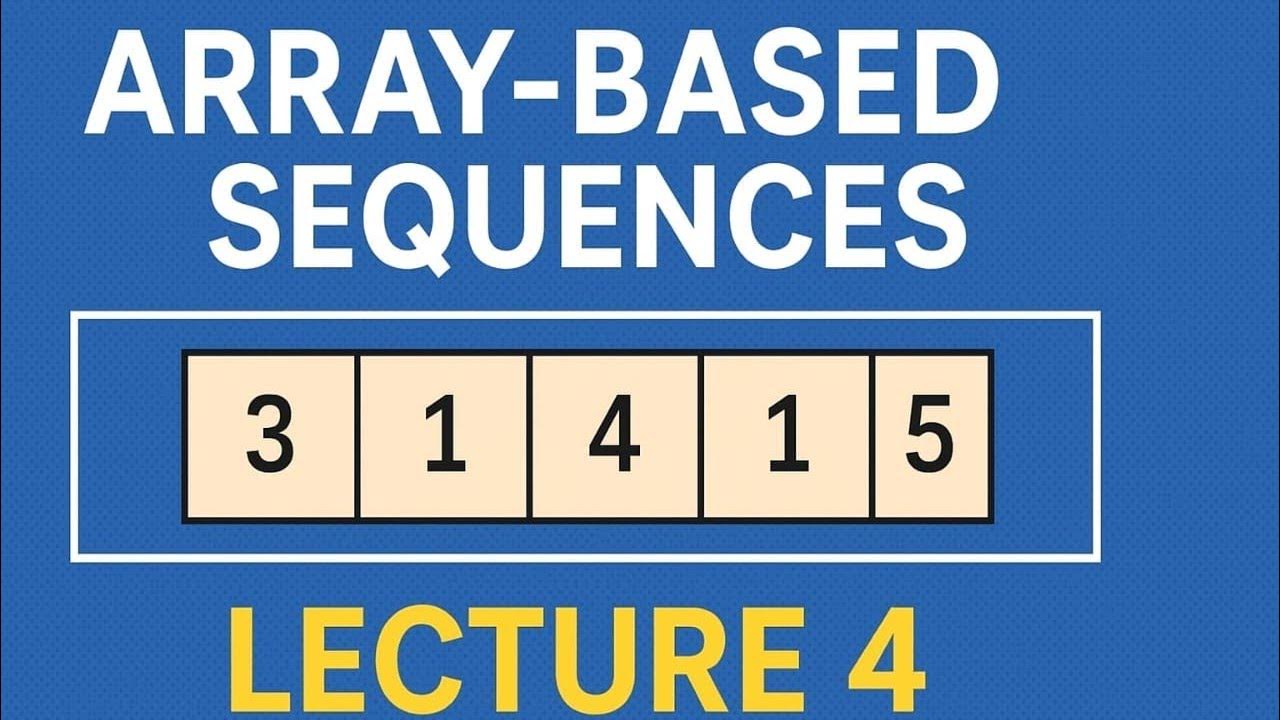 Lecture 4 - Data Structures & Algorithms - Python - YouTube