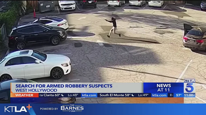 West Hollywood armed robbery captured on surveilla...