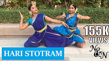 Hari Stotram | Bharatanatyam Choreography | Nidhi & Neha