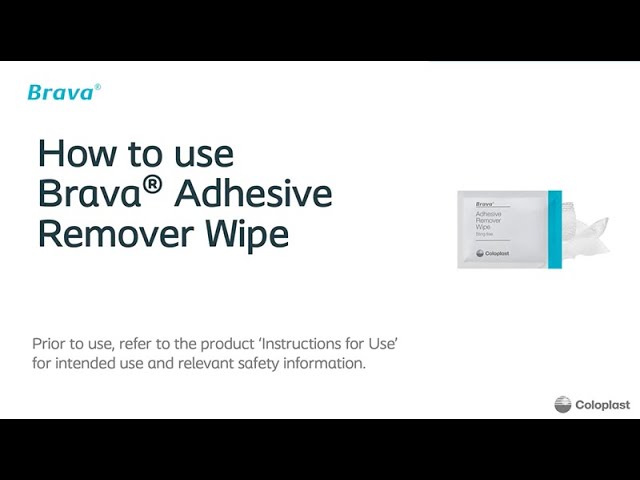 Brava® Adhesive Remover Wipe - how to use 