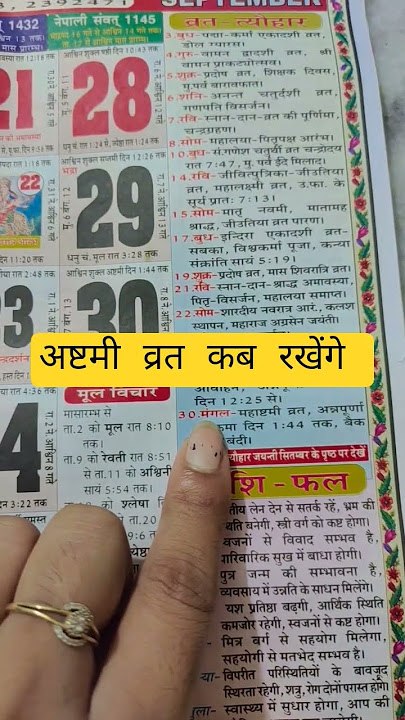 When is Ashtami of Navratri fast 2025. When is Ashtami. On which day is Ashtami #prayasbyvinod #a...