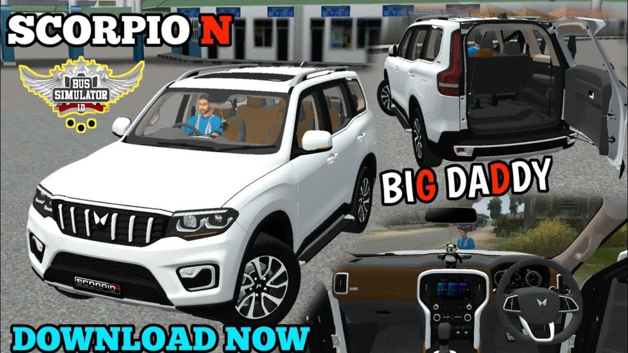 MAHINDRA SCORPIO N DRIVING GAMES BUSSID MOD BUS SIMULATOR INDONESIA ANDROID GAMEPLAY 