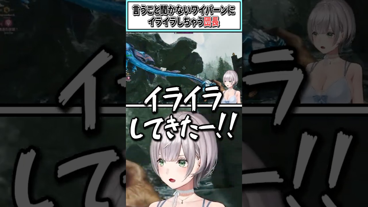 言うこと聞かないワイバーンにイライラしちゃう団長【白銀ノエル/ホロライブ切り抜き】#shorts #vtuber #ホロライブ切り抜き