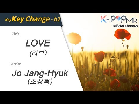KPOP MR 노래방 LOVE 조장혁 B2 Ver ㆍLOVE Jo Jang Hyuk