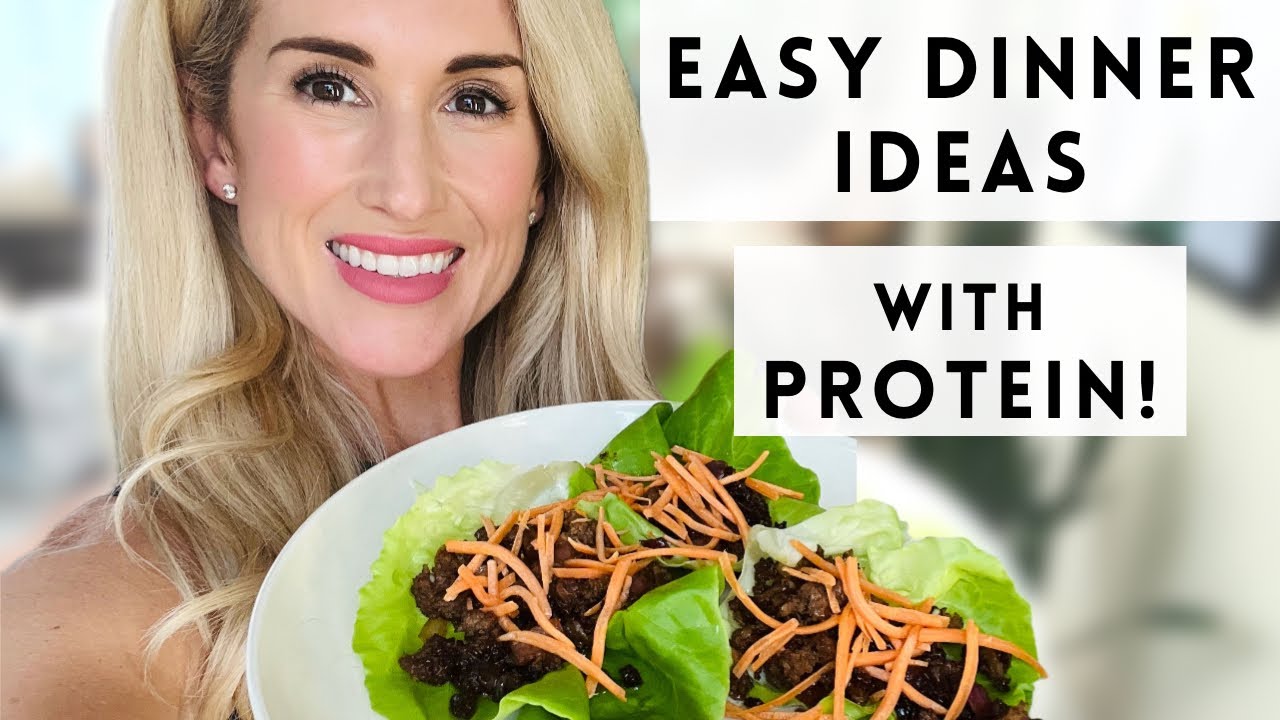 How To Eat More Protein For Dinner // 4 Dinner Ideas With Protein YouTube