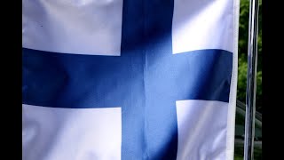National anthem of Finland on May 8th, 2024 in Bellevue Palace