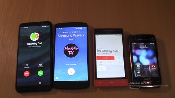 Incoming call & Outgoing call at the Same time Honor 9s+Samsung Galaxy Wave Y+HTC+Nexus 5