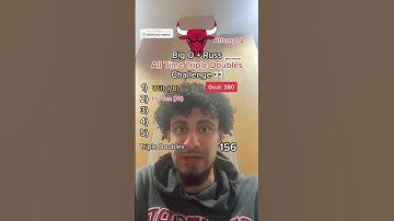 The Big O + Russ Triple Doubles Combined Challenge! 5 Players Edition! #nba #shorts