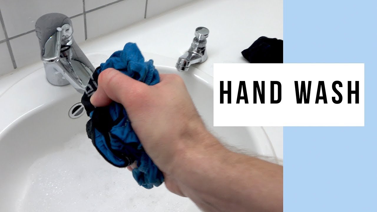 Washing Underwear In The Sink While On Tour - YouTube