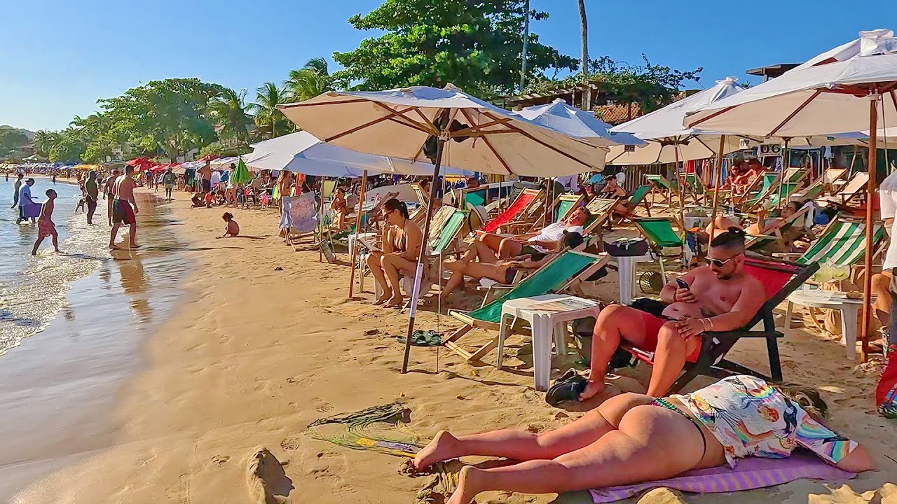 Walking Praia Ferradura BEACH, Rio de Janeiro Brazil 4K Part 3