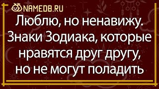 Люблю, но ненавижу. Знаки зодиака, которые нравятся друг другу, но не могут поладить