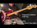 Бас-гітара FENDER AMERICAN ULTRA II JAZZ BASS MN SR