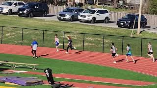 Chris's 1st high school 400 meters at LSN