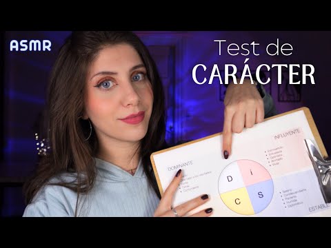 ASMR • Test de CARÁCTER y Personalidad Roleplay Psicológico