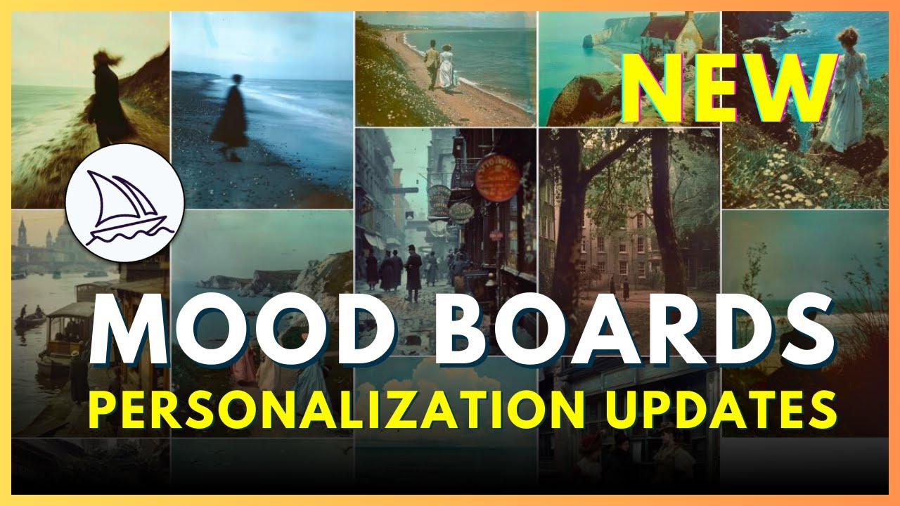NEW Midjourney Moodboards & Personalization Update Guide | Create Custom Styles | Midjourney Tips